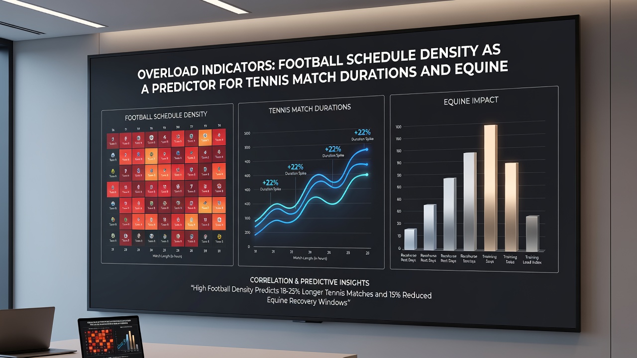 Equine endurance race data overlay with football recovery metrics
