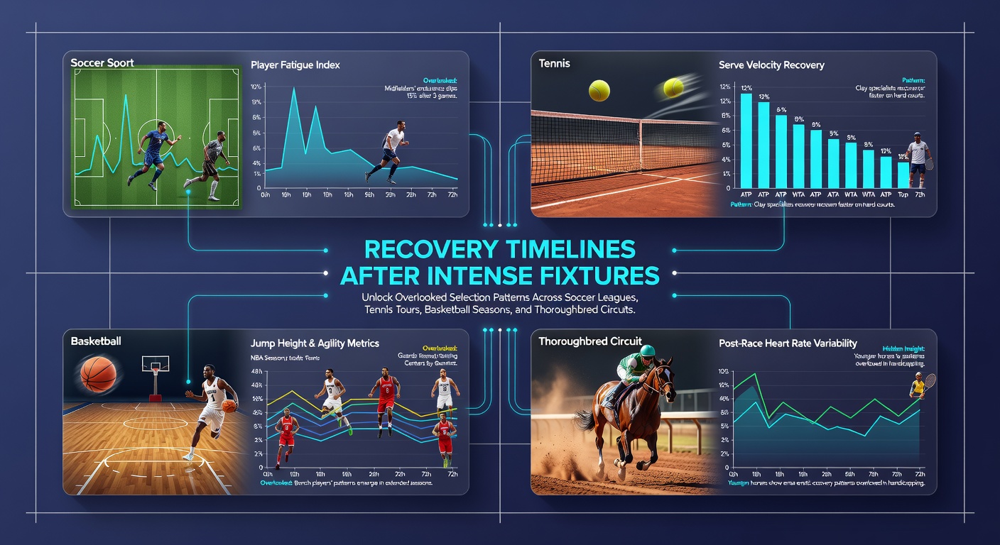 Athletes and horses recovering after intense competition in soccer, tennis, basketball, and racing