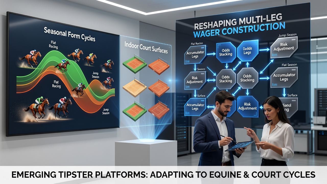 Seasonal equine events and indoor court surfaces influencing multi-leg betting patterns on tipster platforms